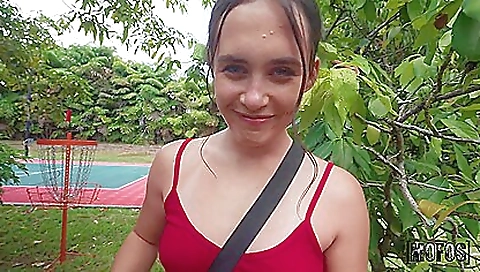 Sexy blonde girl does a real blowjob pimp