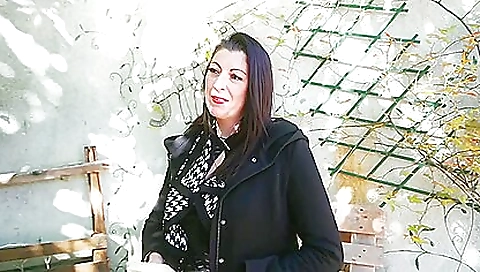 Sexy young brunette hair with her boyfriend