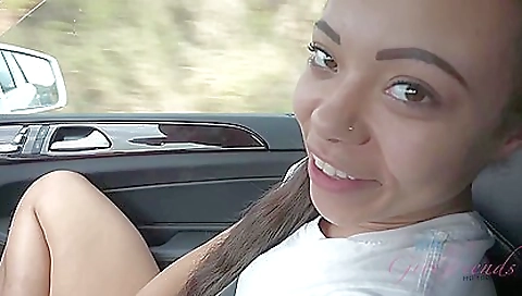 Sexy young chick fucks like a slut