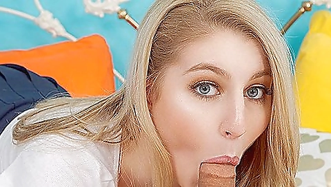 Slutty brunette gets fucked by a huge cock