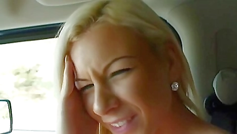 Hot blonde fucked and creampie